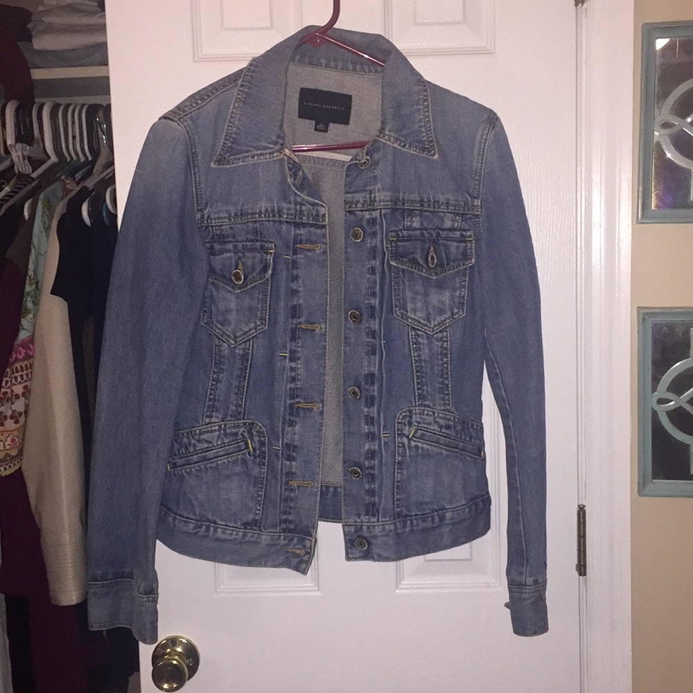 banana republic denim jacket